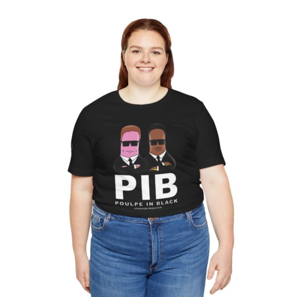 Poulpe in Black Unisex T-shirt - Image 15